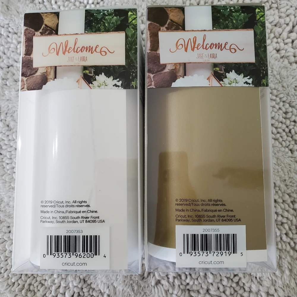 NWT CRICUT JOY 2 ct. Smart Vinyl 10ft ea Glossy Permanent 5.5
